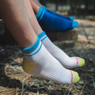 猫虎兽COOLMAX透气速干袜子男户外跑步运动通勤徒步袜防臭短筒袜