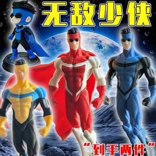 新款跨境无敌少侠囚犯马克系列可动关节人偶拼装创意玩具模型手办