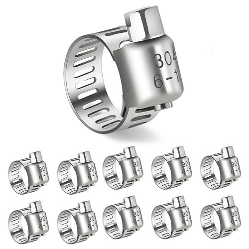 40pcs不锈钢软管夹盒装1/4''–7/16'' 美式喉箍组合套装管道卡箍