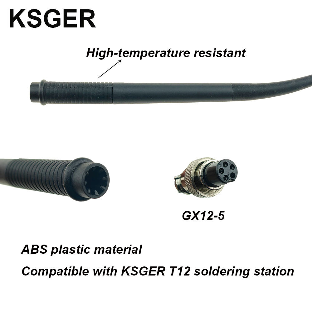 ksger t12手柄s1电烙铁耐高温控制板diy焊台用t12烙铁头图片