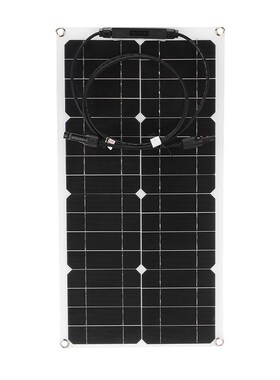 跨境25W Flexible Solar Panel Battery Charger Kit太阳能板