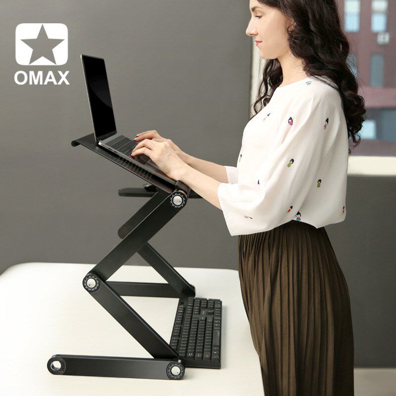 床上电脑桌桌面散热笔记本支架站立式办公桌可折叠升降学习桌