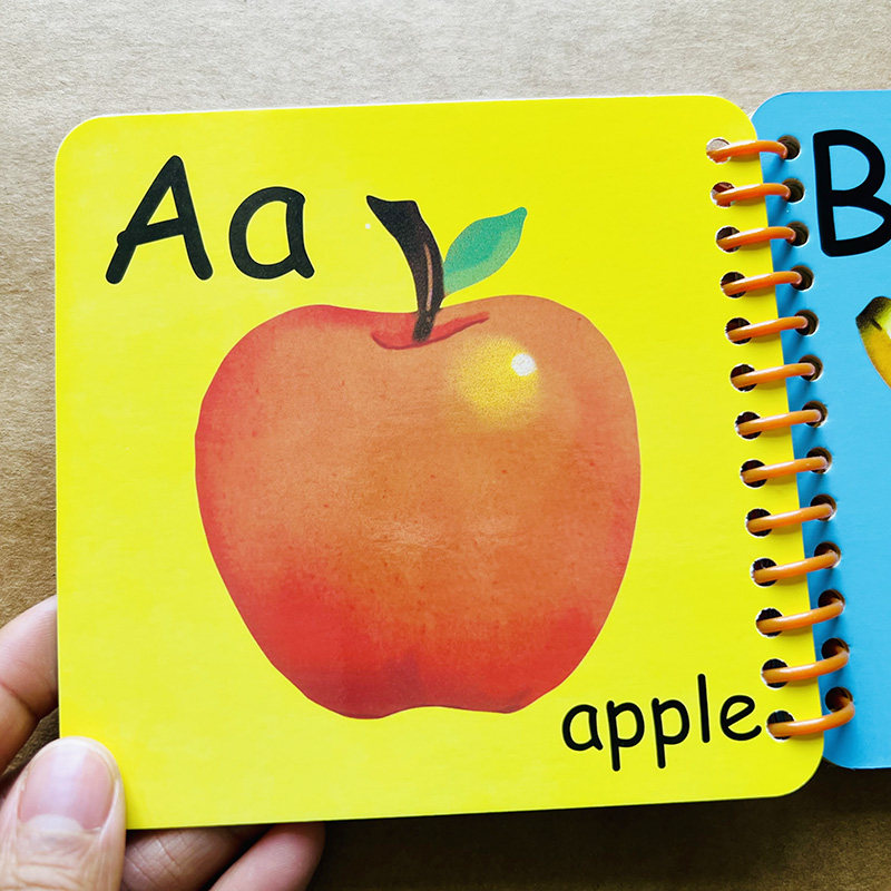 英文26个字母大小写卡片加厚防水英语单词卡幼儿园早教零基础婴儿英语