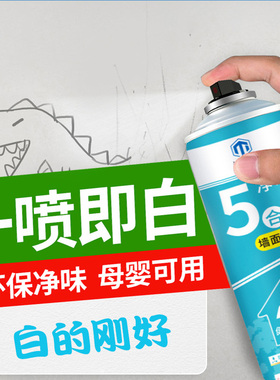 墙漆自喷漆强面净味型墙面水泥墙墙画大白墙环保水性白色乳胶漆