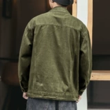 格蓝鹿 Джинсовая мужская осенняя ретро куртка, в американском стиле