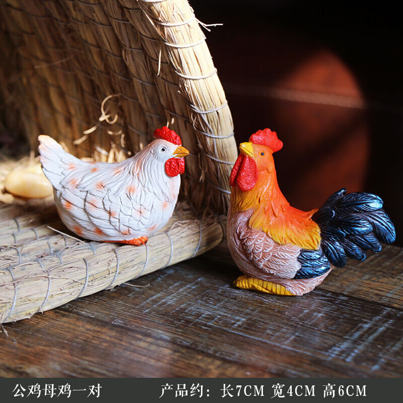 丹顶鹤小仙鹤摆件盆景配件diy材料盆栽装饰山流水假山小配件