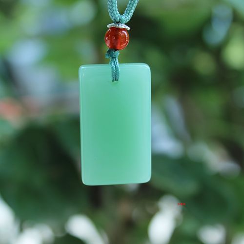 正品天然东陵玉平安无事牌挂件玉石东陵玉平安牌吊坠女款