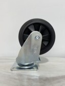 6寸雨虹款 万向轮红色平板车定向轮推车脚轮大轱辘150