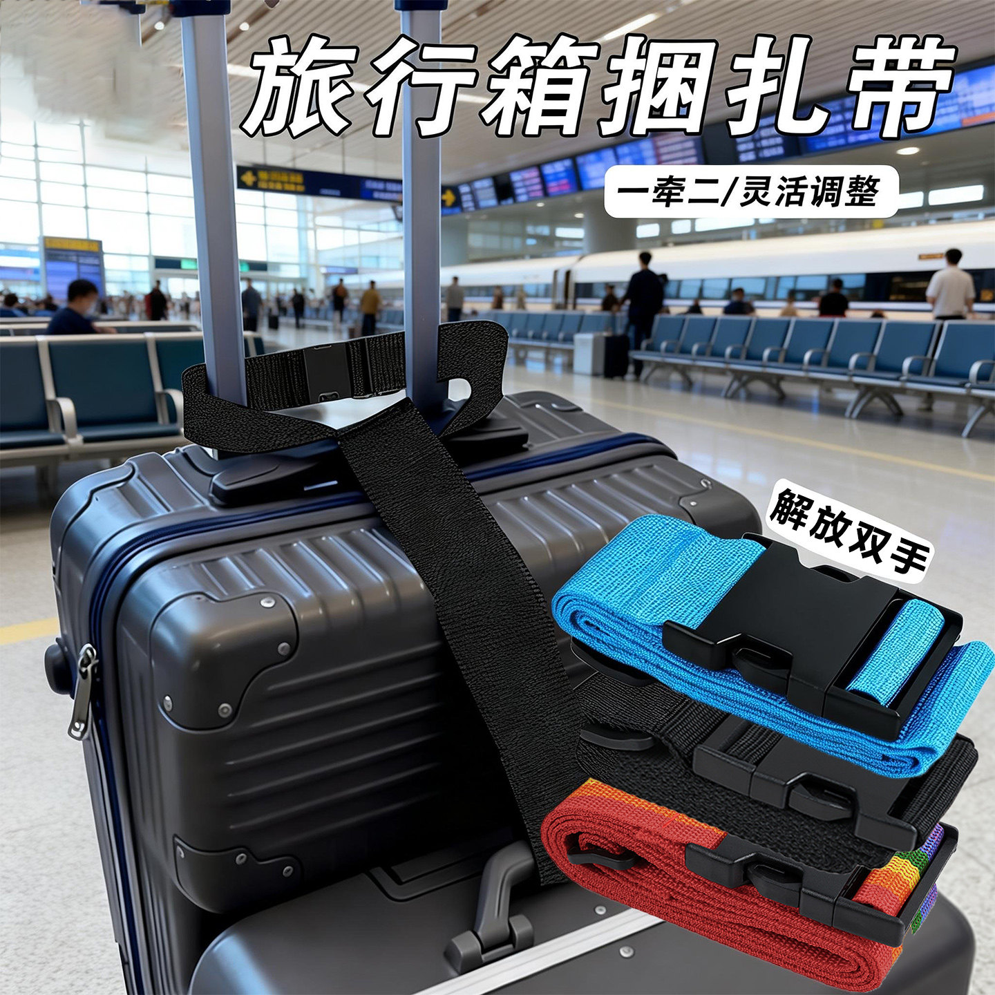 拉杆箱背包固定绑带防脱落防丢插扣束紧带行箱托运捆绑加固防爆带,户外/登山/野营/旅行用品,其他安全防盗产品,淘宝优惠券,粉丝福利购,淘宝优惠卷
