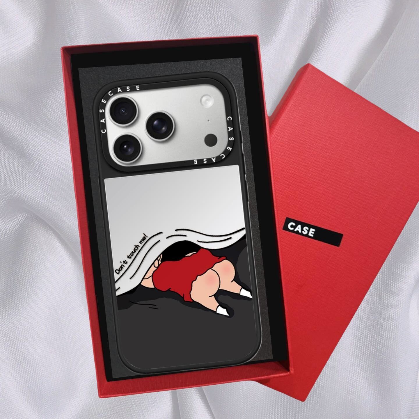 casetlfy联名蜡笔小新睡醒了适用苹果iPhone17ProMax手机壳16pro新款15高级感14防摔MagSafe磁吸13保护plus套