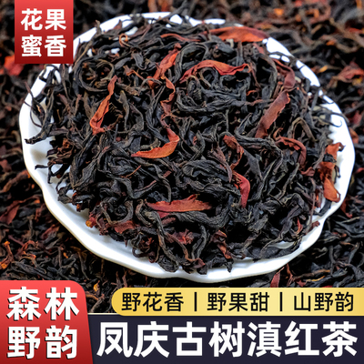 云南凤庆古树滇红茶蜜香古树晒红