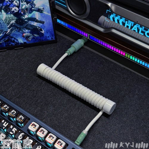 8K五芯磁轴航插线机械键盘