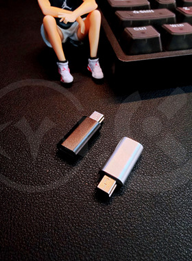 mini USB公转母Type c母头转换器迷你miniusb公充电数据线5P接口T