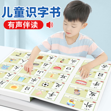 儿童识字卡片3000字幼儿园认字大王神器全套宝宝看图象形汉字启蒙