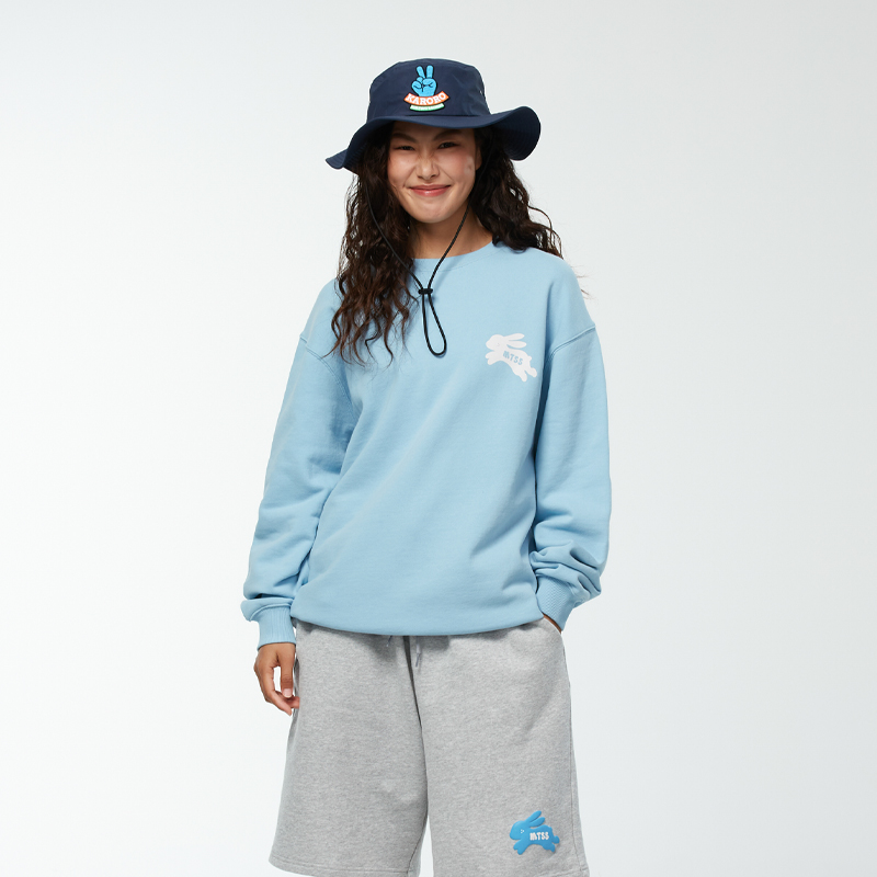 MeltingSadness印花圆领卫衣