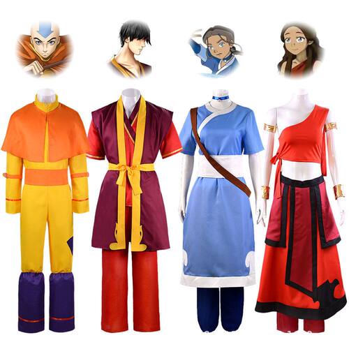 降世神通cos服 最后的气宗祖克卡塔拉布米安昂cosplay服装现货