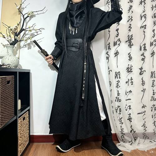 新款唐制圆领袍【玄影】古装cosplay武侠男女刺客汉服演出服