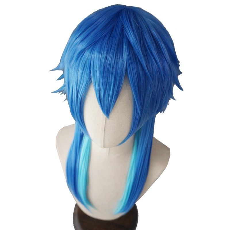 DRAMAtical Murder DMMD 苍叶 香草蓝加厚COS假发图片
