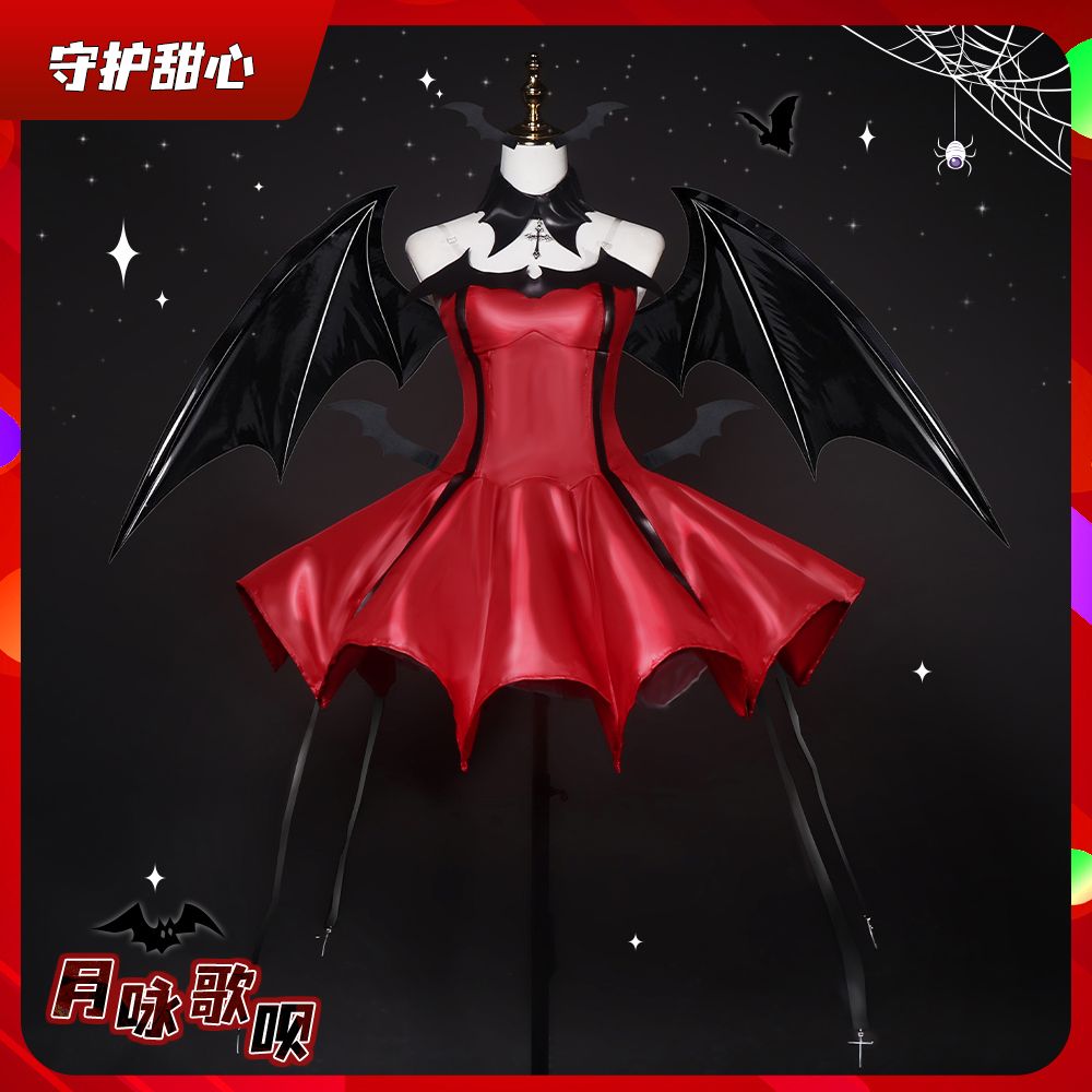 守护甜心恶魔歌呗cos服月咏歌呗cosplay动漫角色扮演二次元连衣裙图片