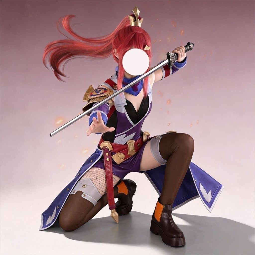 王者荣耀花木兰原皮cos服cosplay服装二次元动漫游戏女装图片
