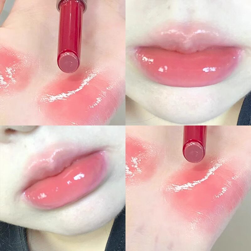哦莫！嫩到我心巴了！固体唇蜜水润嘟嘟玻璃唇镜面口红自然持久女