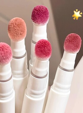 奶欲小毛球气垫唇霜~哑光绒雾唇釉 自然持久防水不掉色女学生平价