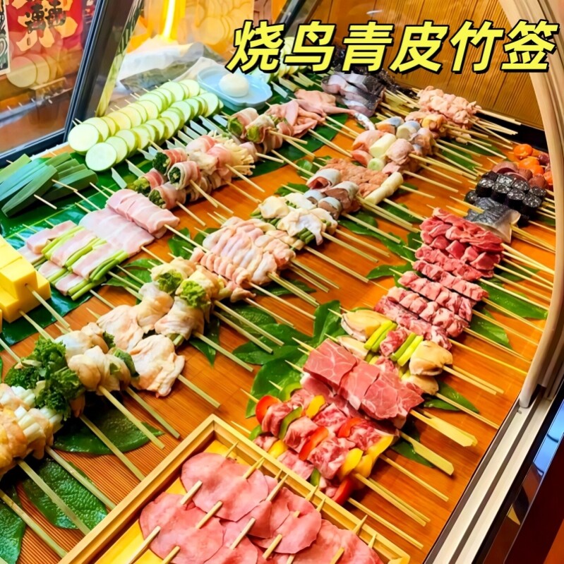 日式一次性青皮竹签烧烤关东煮