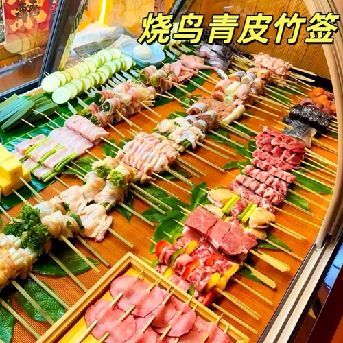 日式一次性青皮竹签烧烤关东煮