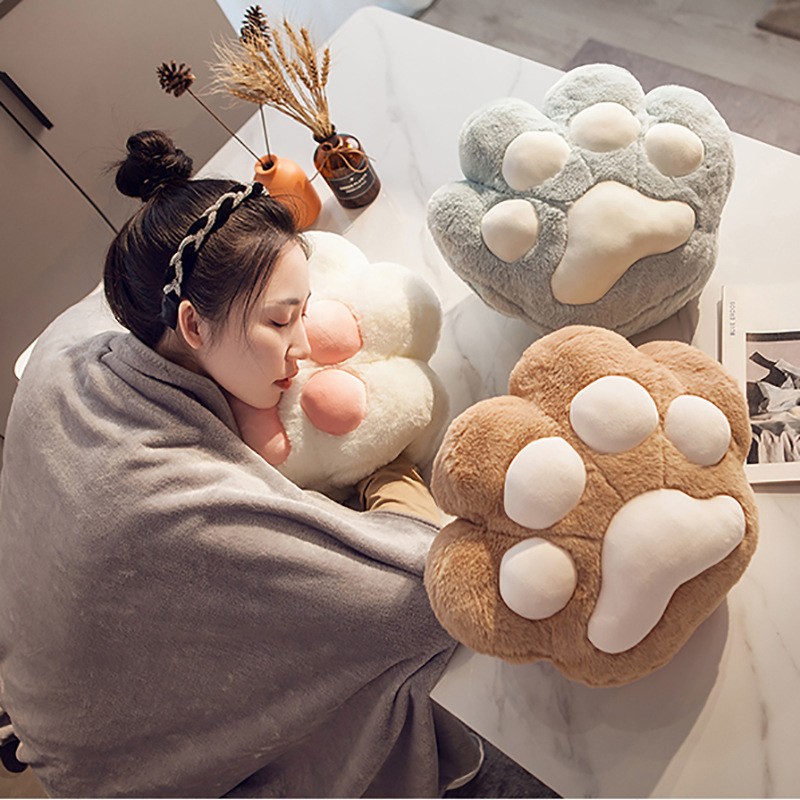 猫爪抱枕两用二合一空调毯子