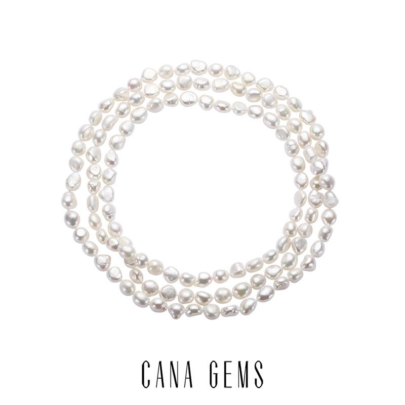 CANAGEMS淡水珍珠毛衣链