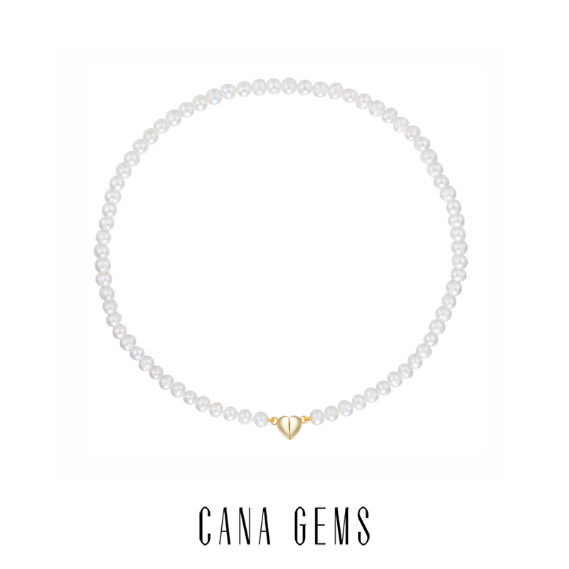 CANAGEMS淡水珍珠磁吸扣项链