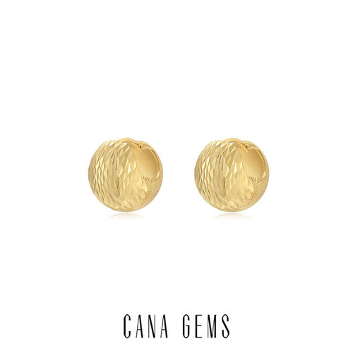 CANAGEMS拉丝轻奢女耳环