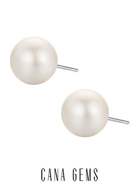 CANA GEMS【许我耀眼许妍同款】 PD0253 大灯泡爱迪生珍珠耳钉