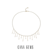 雨落珍珠流苏项链 4mm PD0241 baby珍珠品质佳 仙气满满高级感