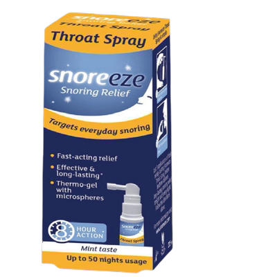 Snoreeze天然精油防打鼾喉咽喉咙喷雾剂23.5ml缓解失眠安睡止鼾器