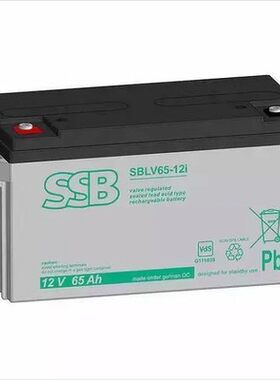 SSB蓄电池SBLV65-12i精密仪器