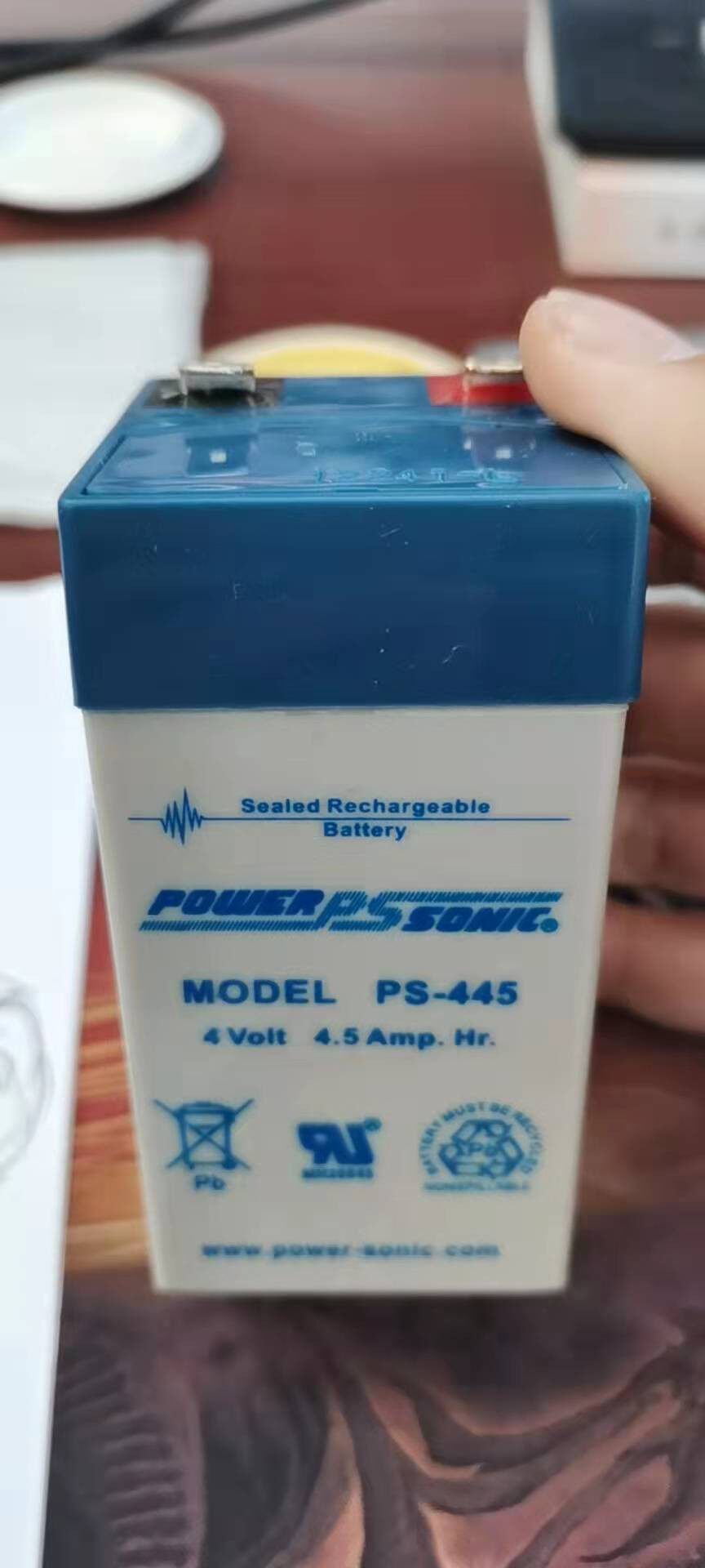 POWER-SONIC进口原装蓄电池PS-445应急照明精密仪器仪表用4V4.5AH