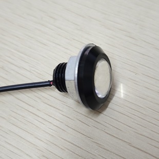 12V汽车超亮鹰眼日行灯短螺丝超薄单层LED灯倒车灯防水装 饰灯改装