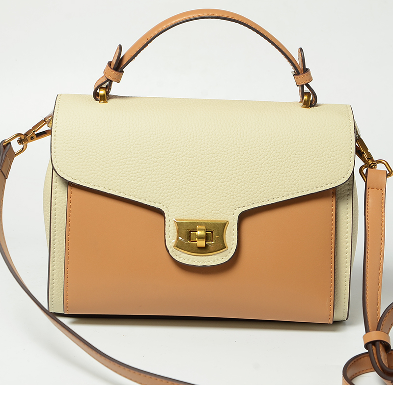 847牛皮包包时尚配饰女包单肩手提商务