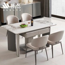 雀友新款实木麻将机全自动家用电动麻将桌餐桌两用一体岛台长饭桌