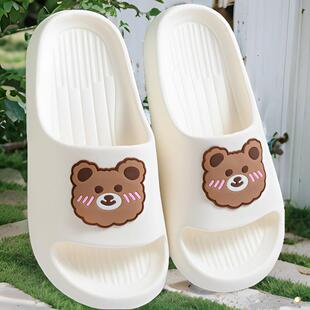 夏季女士拖鞋厚底浴室外穿居家用室内洗澡软底防滑防臭防潮流拖鞋