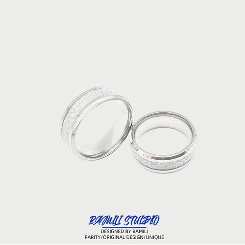 原创设计美式自律箔片戒指男高级