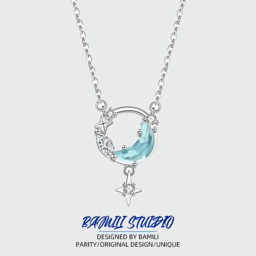 星月项链女ins轻奢小众设计高级
