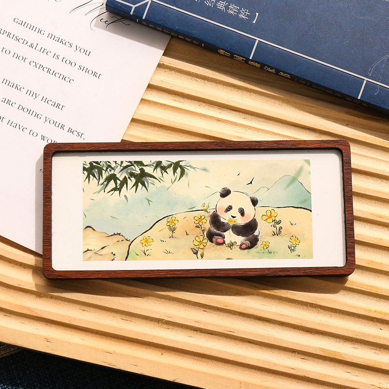 新款创意国风画框大熊猫冰箱贴家居装饰磁贴成都文创纪念品文创