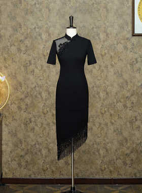 锦年流苏-（隆佳秀走秀旗袍111241）