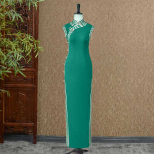 橘风心挽-（隆佳秀走秀旗袍111425）