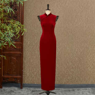 紫烟轻娆 隆佳秀走秀旗袍111508