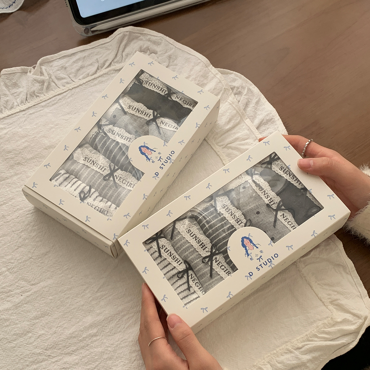 杜小宅微醺浪漫蕾丝内裤