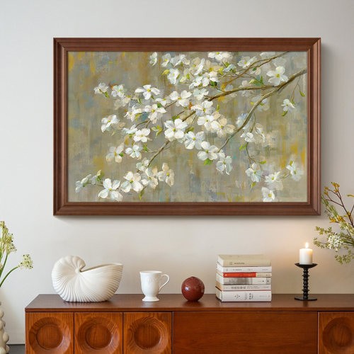 苹果花现代法式复古装饰画