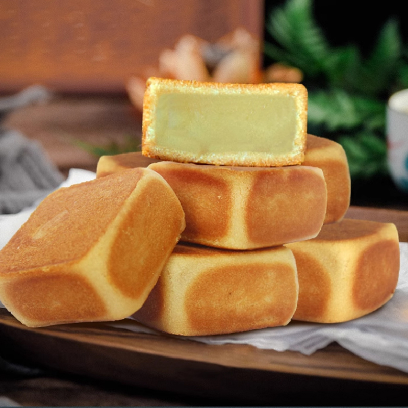 仙豆糕宝斗饼手工绿豆饼传统小吃8粒福建闽南特产古早味烘烤糕点